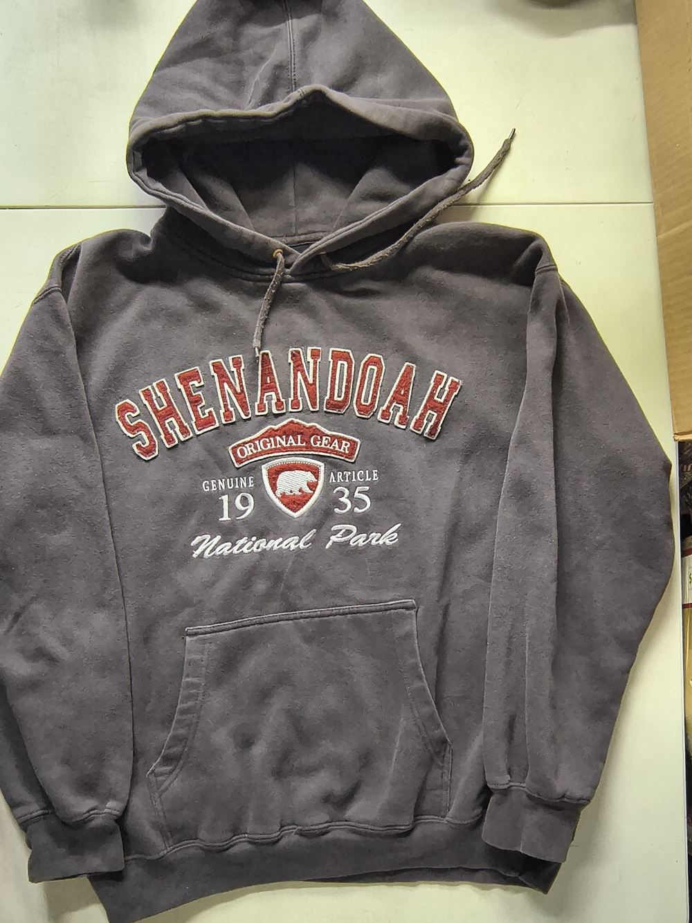 Shenandoah National Park Men's Pullover Hoodie - Gray